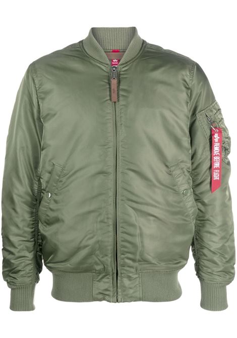 giacca bomber ma-1 vf 59 long uomo verde in nylon ALPHA INDUSTRIES | 168100AI01
